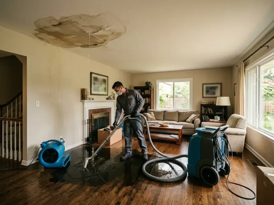 attic-pipe-burst-ceiling-drip-008 — frequently asked questions, Water Damage Restoration & Carpet Care in Kronenwetter, WI